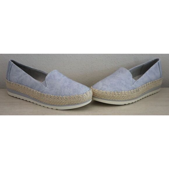 Dr. Scholl's Women's Sz 9M Blue Dawn Canvas Discovery Espadrille Loafers - Picture 8 of 12